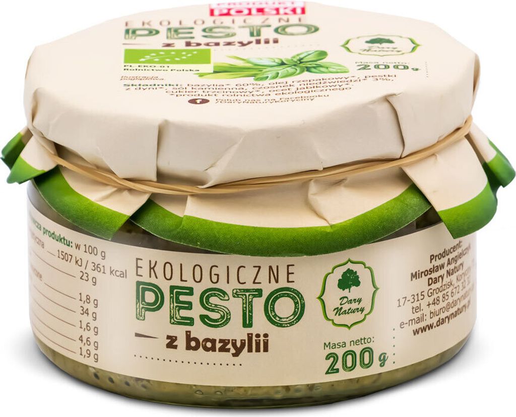 BASILIKUM-PESTO 200 g - GESCHENKE DER NATUR