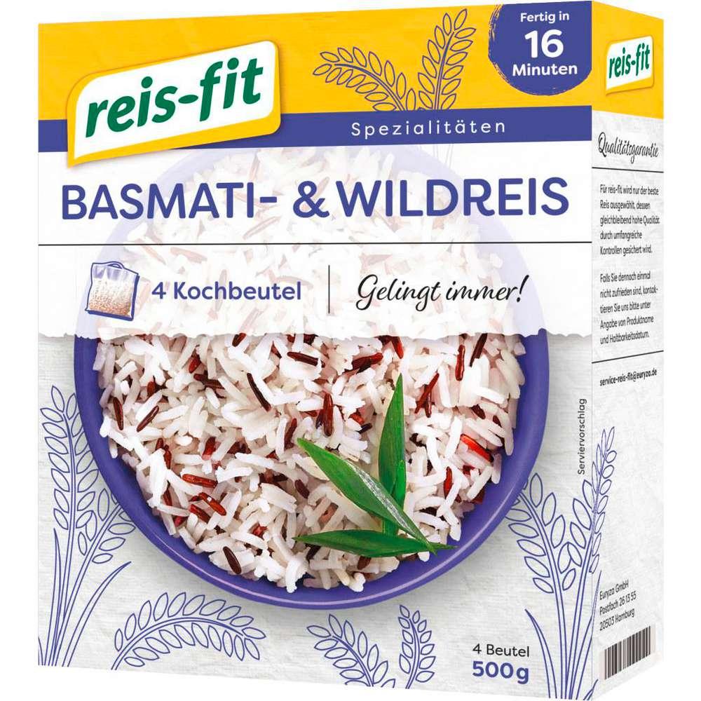 Basmati wild rice in a cooking bag