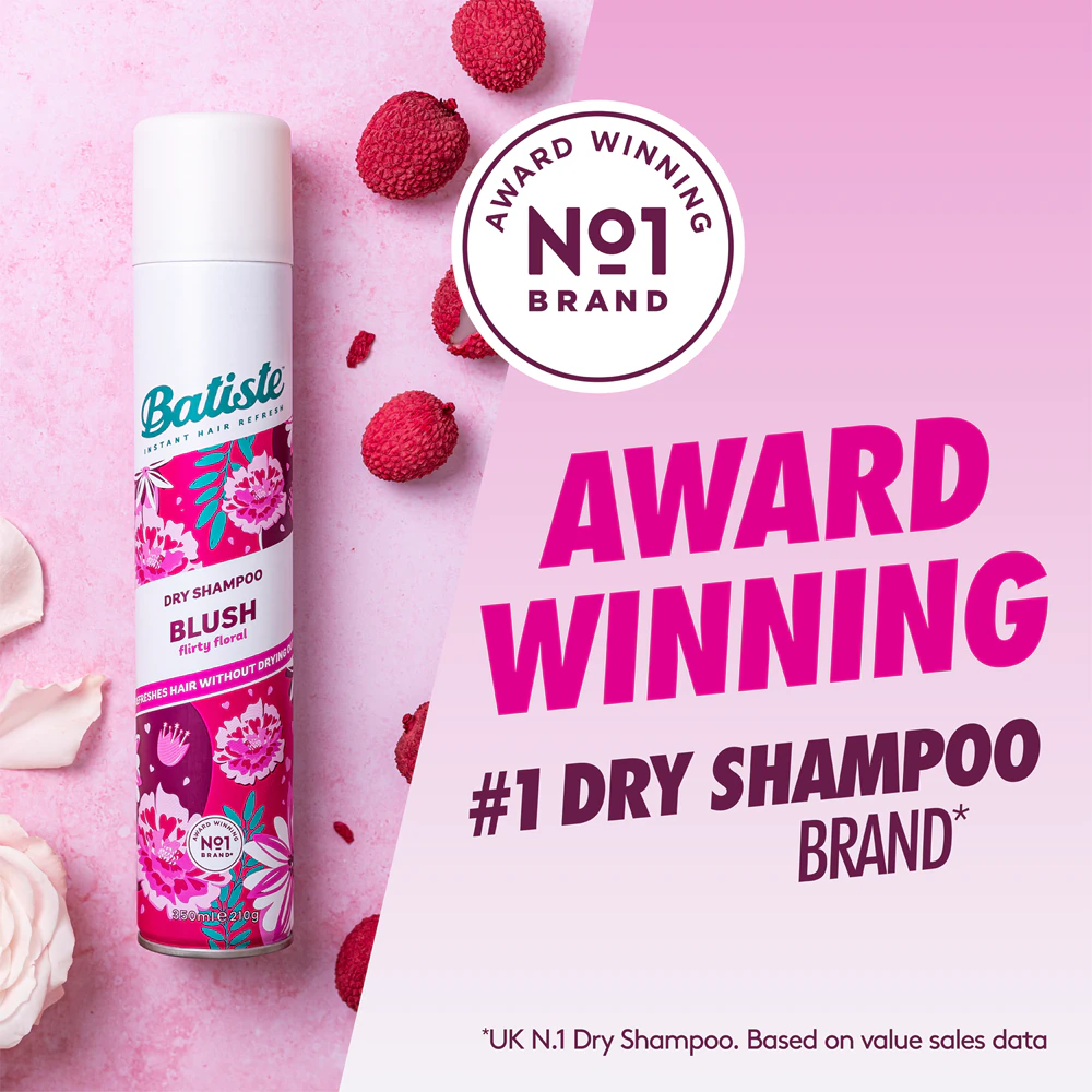 Batiste Blush refreshing dry shampoo