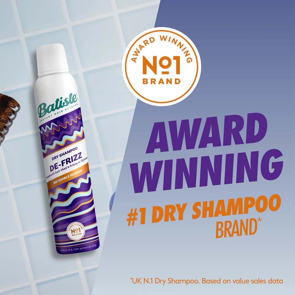 Batiste De-Frizz Dry Shampoo for unruly hair
