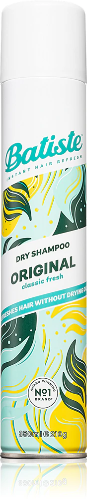 Batiste Original dry shampoo for absorbing excess sebum for a fresh hairstyle