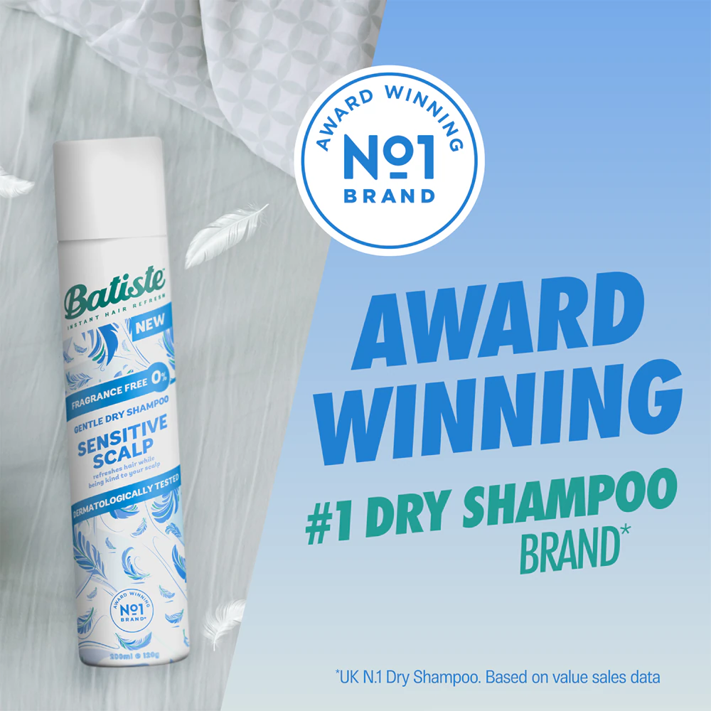 Batiste Sensitive Dry Shampoo for sensitive scalp