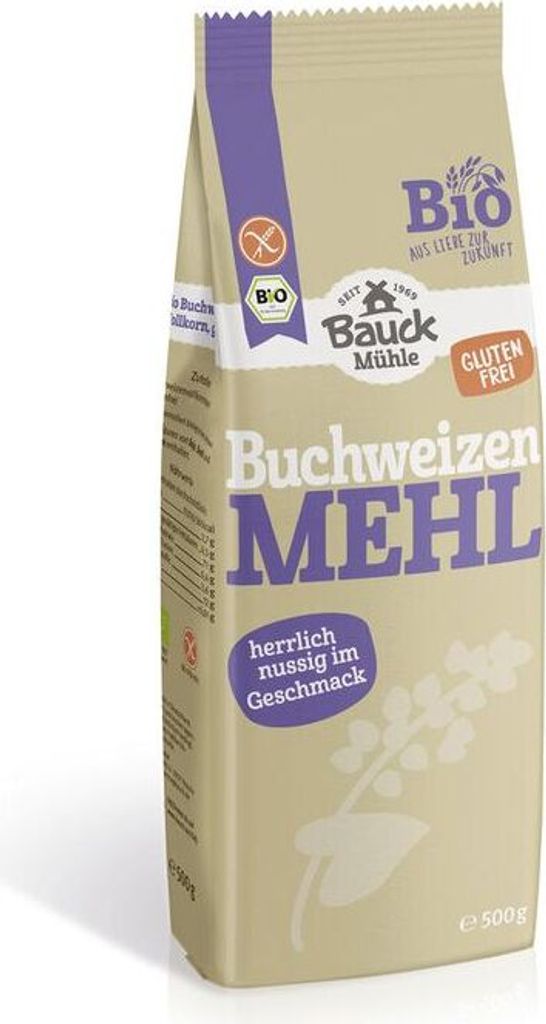 Bauckhof buckwheat flour wholemeal gluten-free-- 500g x 6 - 6-pack VPE