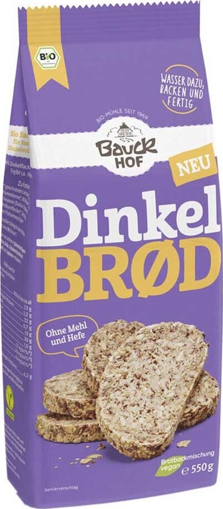 Bauckhof - Dinkel Brød - 550g