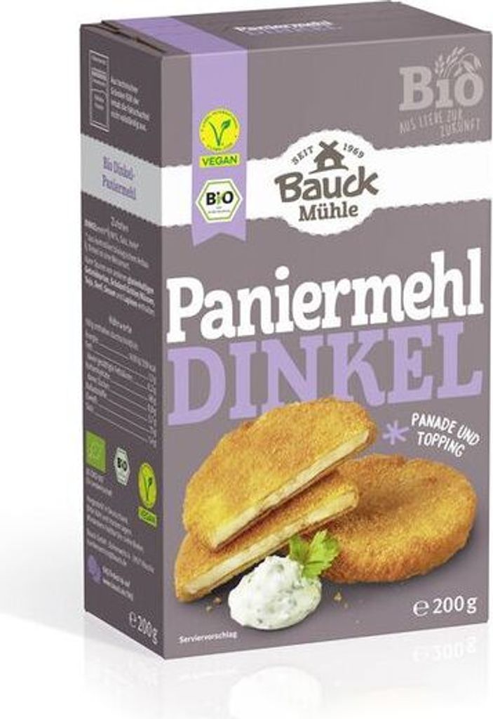Bauckhof Dinkel-Paniermehl-- 200g x 6  - 6er Pack VPE