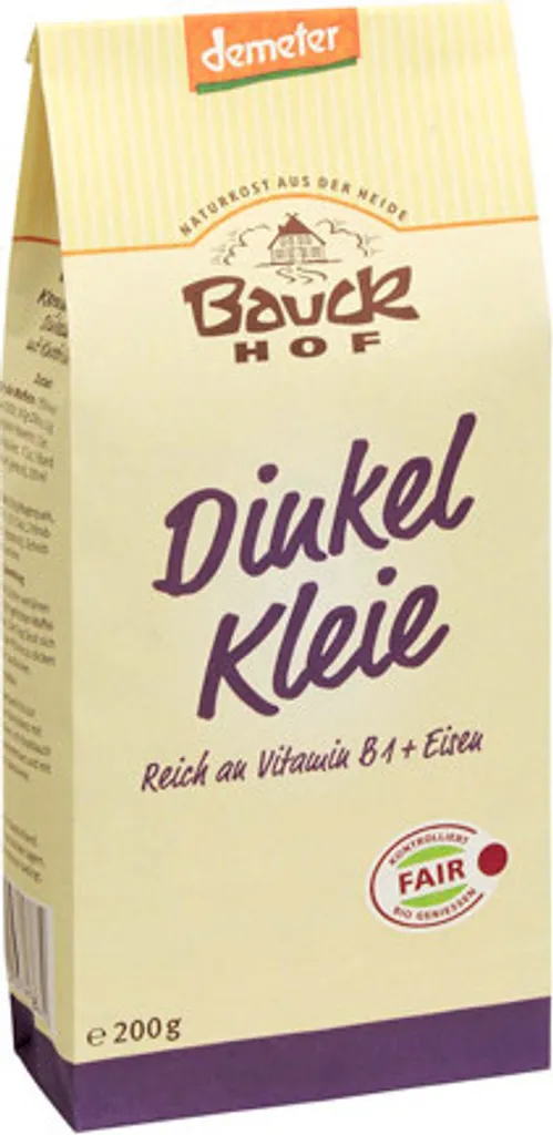 Bauckhof Dinkelkleie Demeter -- 200g