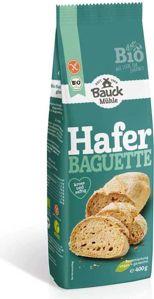 Bauckhof Oat Baguette -- 400g