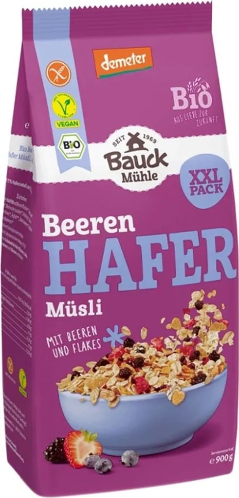 Bauckhof - Hafer Müsli Beeren XXL - 900g
