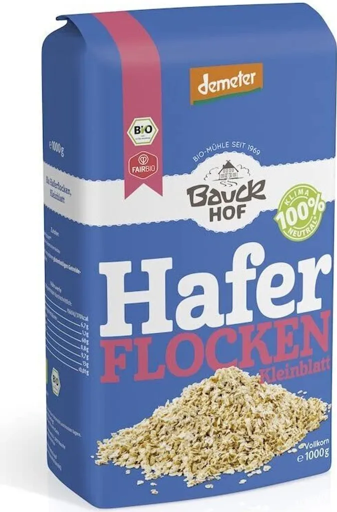 Bauckhof Haferflocken Kleinblatt Demeter -- 1000g