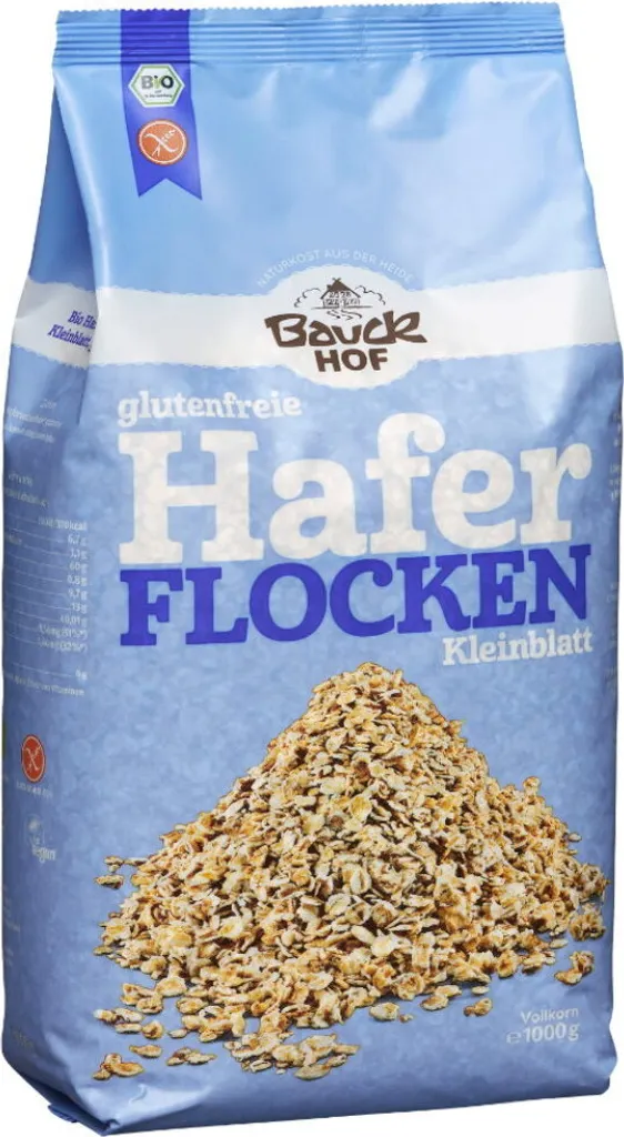 Bauckhof Haferflocken Kleinblatt glutenfrei-- 1000g