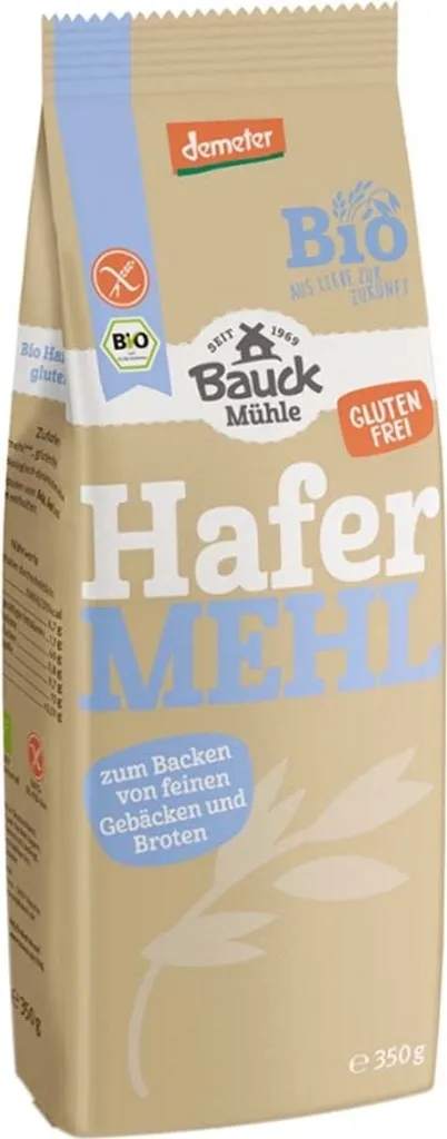 Bauckhof Wholegrain Oat Flour Gluten-Free (2x350g)