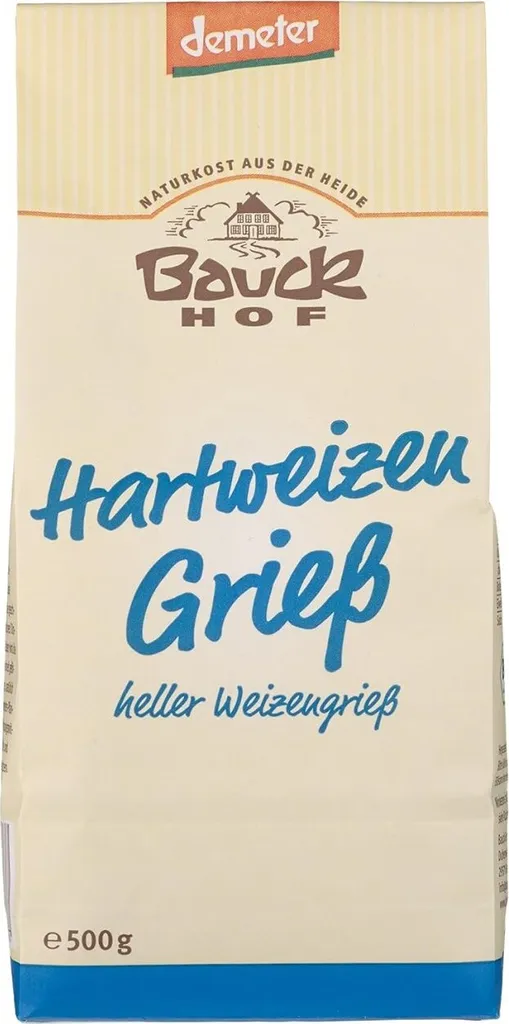 Bauckhof Hartweizengrieß Demeter (6x500g)