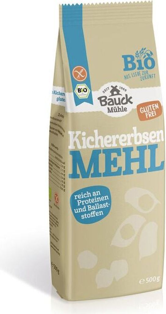 Bauckhof gluten-free chickpea flour - 500g x 6 - 6-pack