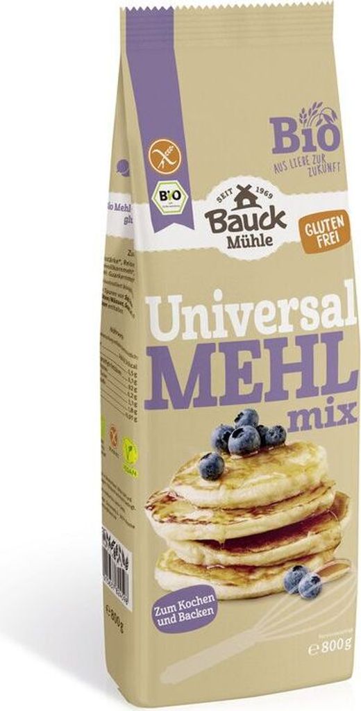 Bauckhof Flour Mix Universal gluten-free-- 800g x 6 - 6-pack VPE