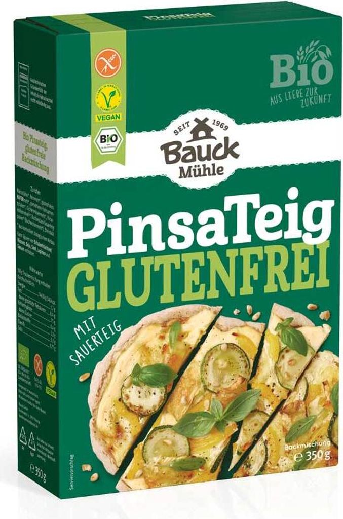 Bauckhof Pinsateig glutenfrei -- 350g