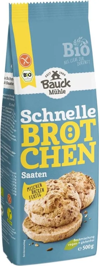 Bauckhof Quick Rolls Seeds Gluten-Free (6 x 500g)