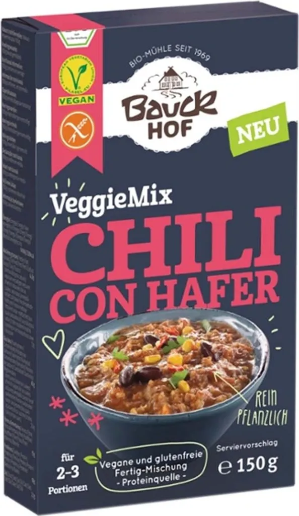 Bauckhof VeggieMix Chili con Hafer glutenfrei -- 150g