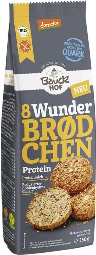 Bauckhof - Wunderbrödchen Protein - 350g