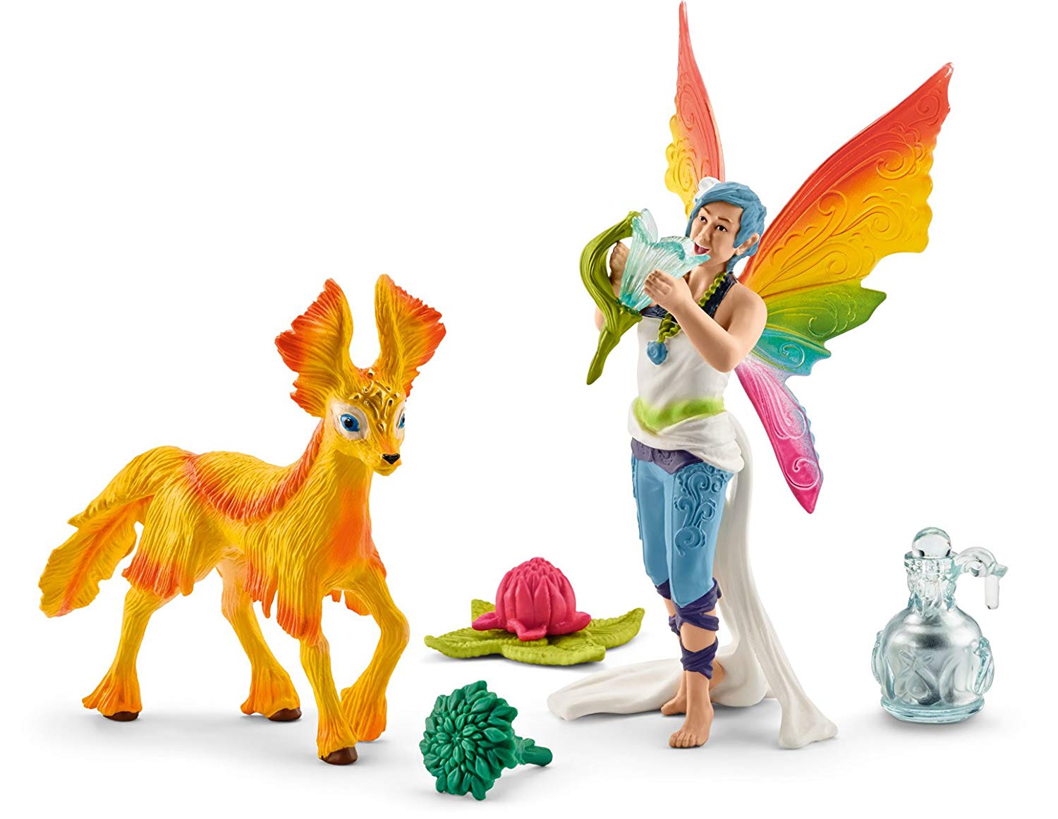 Bayala Schleich Rainbow Elf Dunya Toy With Foal