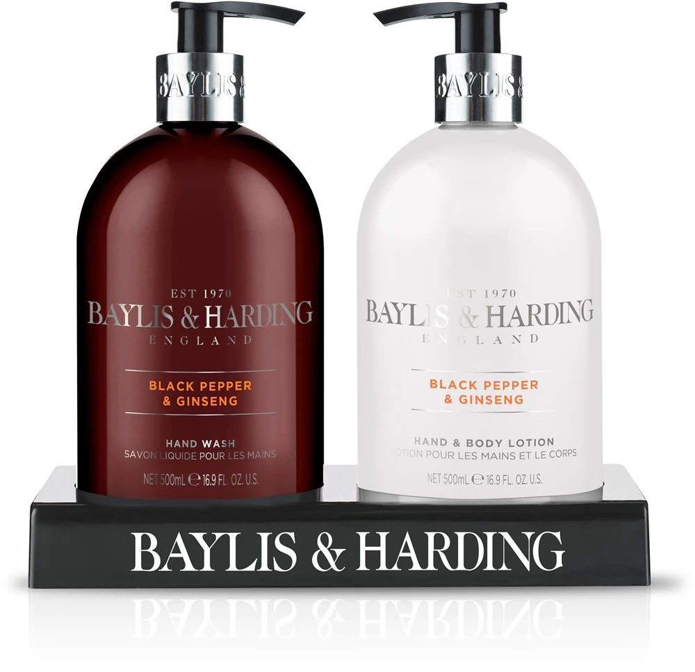 Baylis & Harding Black Pepper & Ginseng Set for Hands and Body