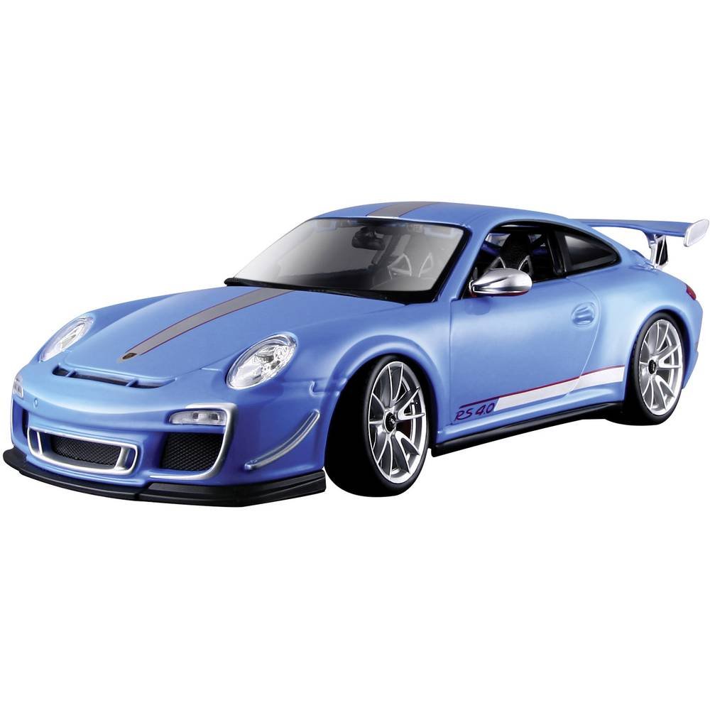 Bburago 1: 18 15611036Bl Plus Porsche Gts Rs 4.0 Car Light Blue