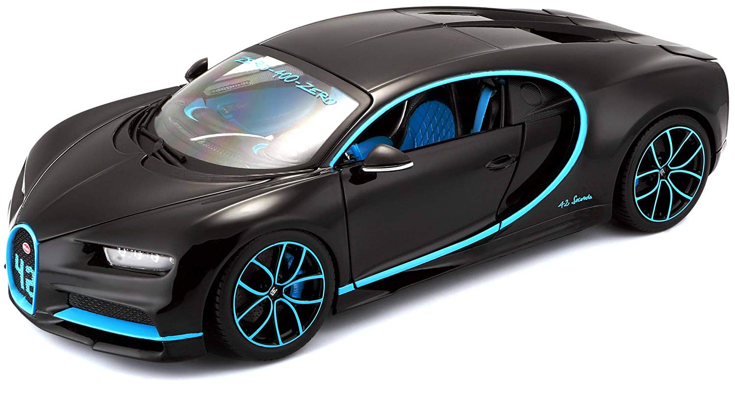 Bburago 1: 18 Bugatti Chiron Black