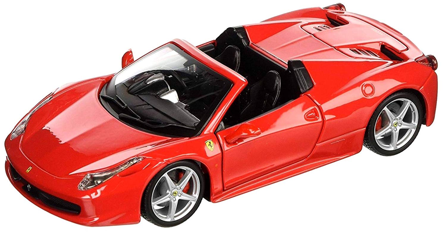 Bburago 1: 24 Ferrari Race And Play 15626017 458 Spider Vehicle