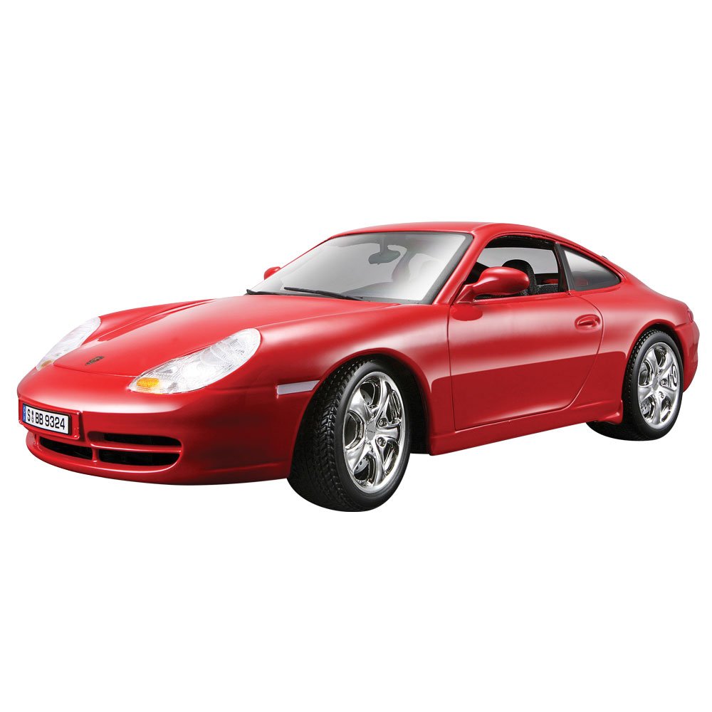 Bburago 15612037R – Gold 1: 18 Porsche 911 Carrera 4, Red