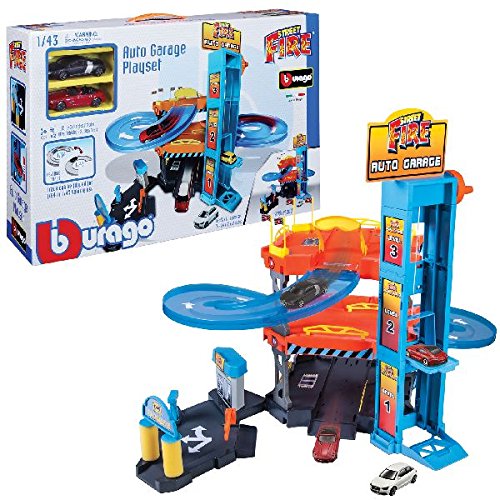 Bburago 15630361 Car Garage Play Set With 2 Cars