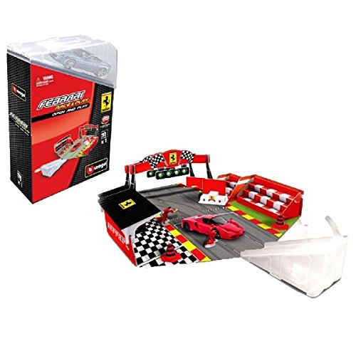 Bburago Ferrari Open & Play 31209 Toy Set Including 1 Ferrari Car 1:43 Scal