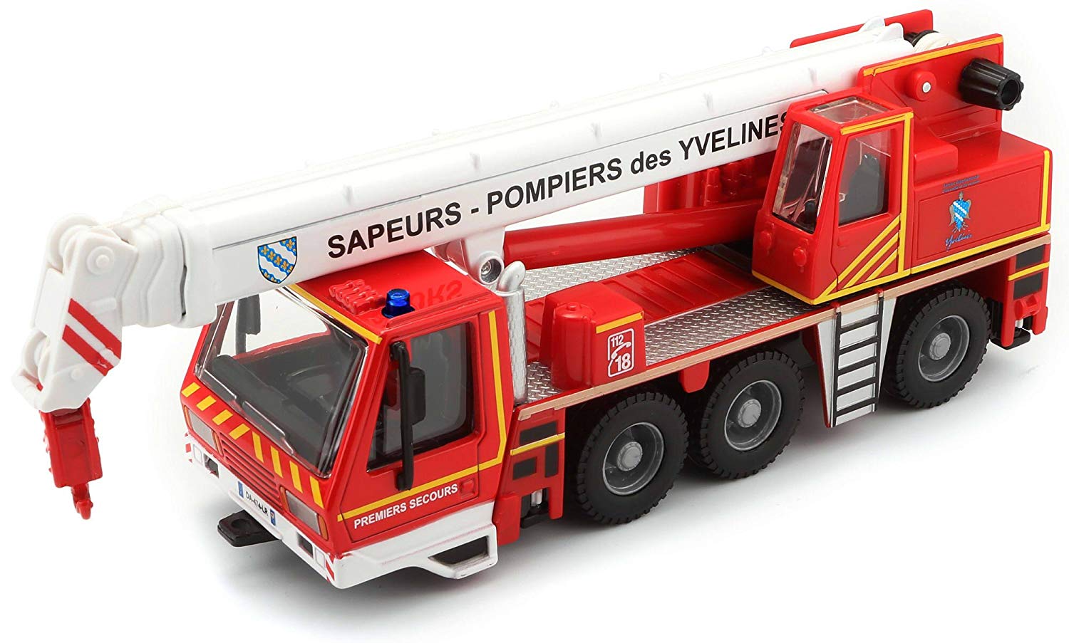 Bburago Model France 32010 Fire Engine Crane – Scale 1/55