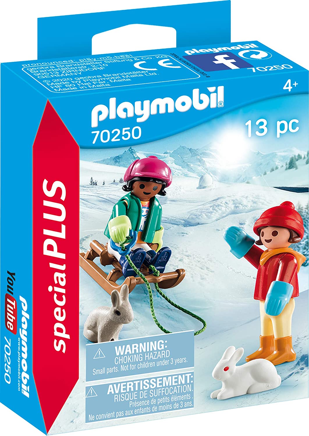 Playmobil Special Plus 70250 Children With Sledge 4 Years And Above