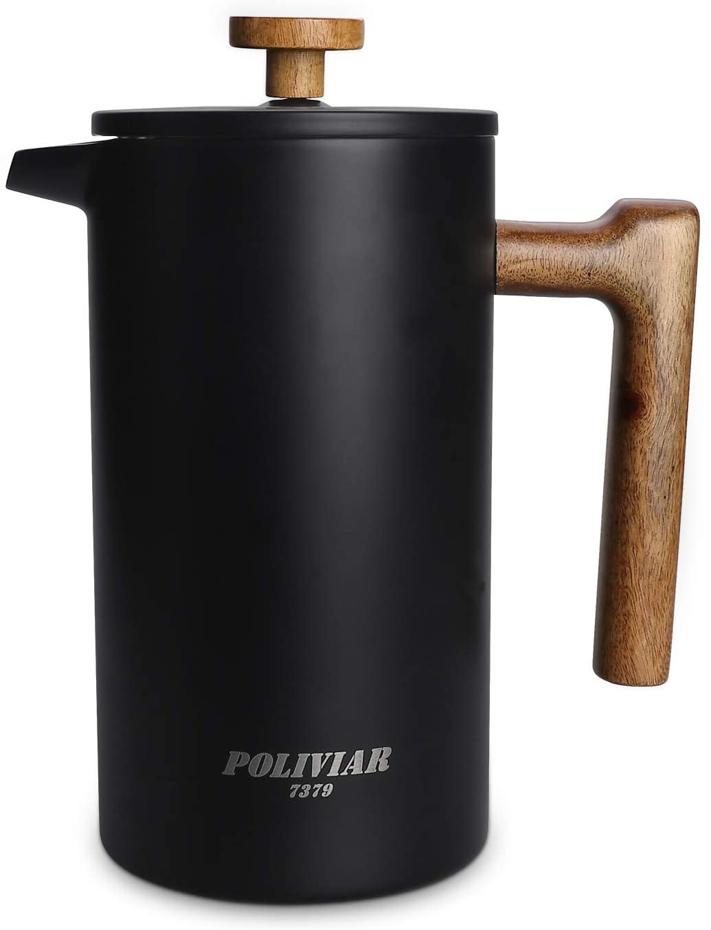 POLIVIAR 7379 Poliviar French Press Coffee Maker, 1 Litre / 8 Cups
