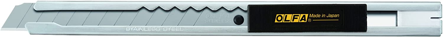 OLFA SVR-1 STAINLESS STEEL UTILITY KNIFE USES 9MM SNAP OFF BLADES
