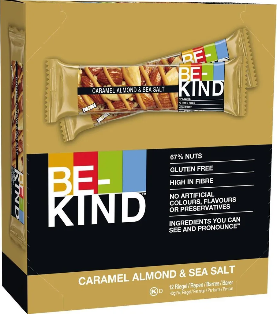 BE-KIND 396666 BE-KIND Caramel Almond & Sea Salt Nussriegel 12 Riegel