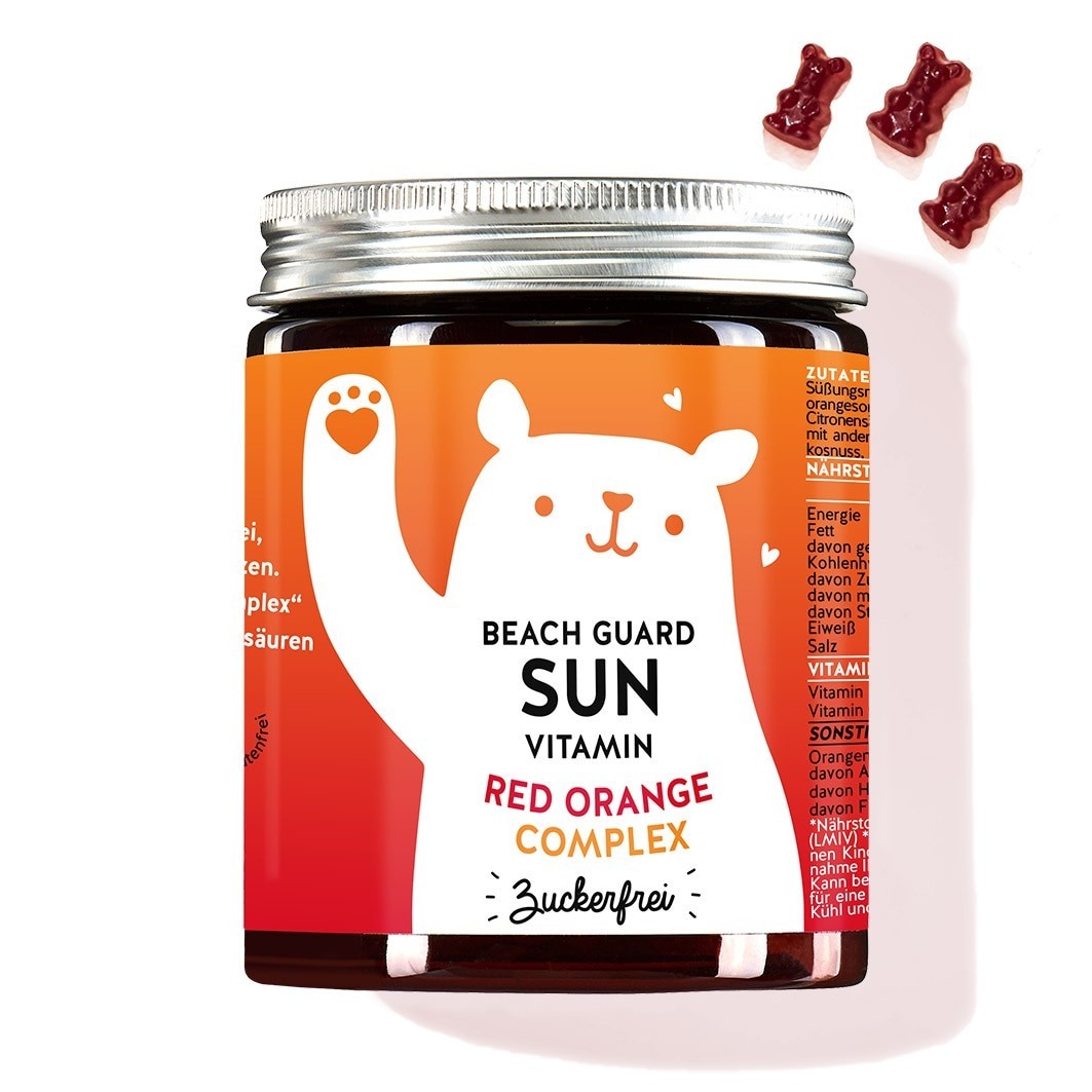 Bears With Benefits Beach Guard Sun Vitamins with RED ORANGE COMPLEX ™