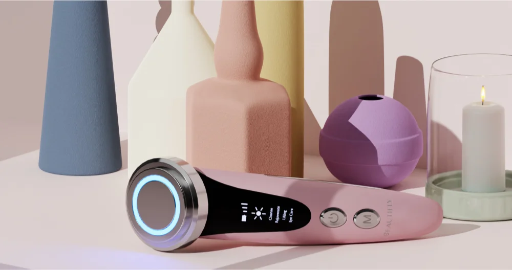 Beautifly B-Glossy Blush skin cleansing brush