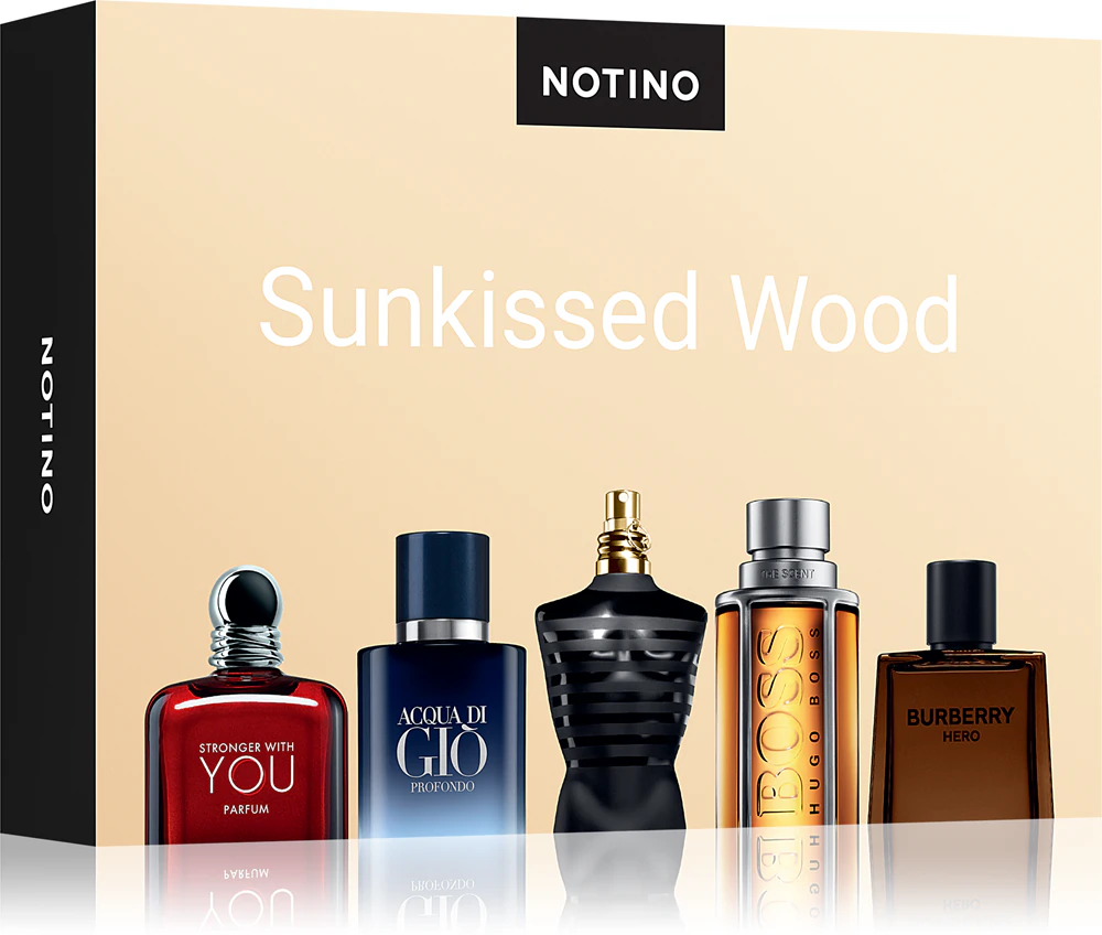 Beauty Discovery Box Notino Sunkissed Wood Set for Men