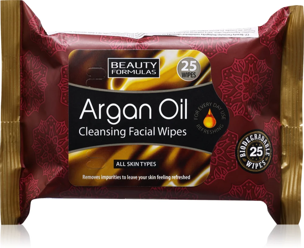 Beauty Formulas Argan Oil Moist Wipes