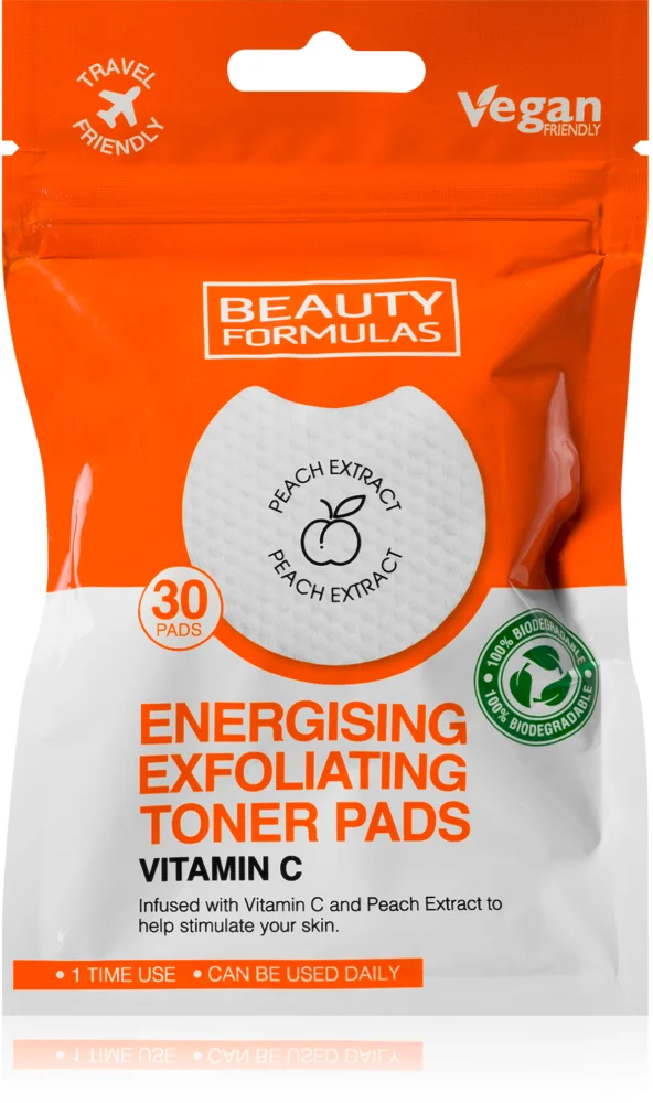 Beauty Formulas Vitamin C make-up removal pads