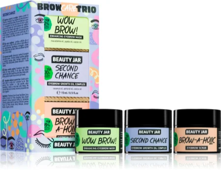 Beauty Jar Brow Care Trio Gift Set (for eyebrows)