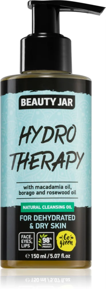 Beauty Jar Hydro Therapy nourishing cleansing oil for dehydrated dry skin