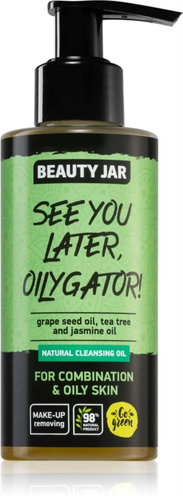 Beauty Jar See You Later, Oilygater! Oil for cleansing and make-up removal for oily and combination skin