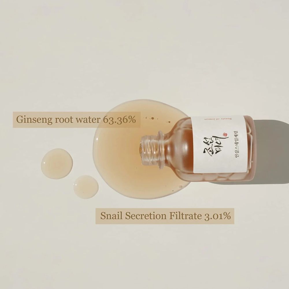 BEAUTY OF JOSEON Revive Ginseng + Snail Mucin Face Serum