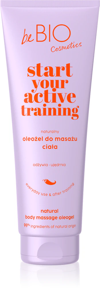 beBIO Start Your Active Training regenerating massage oil
