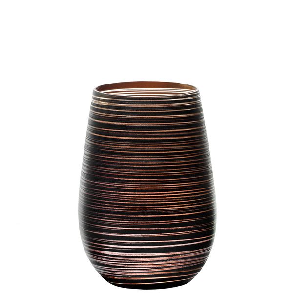 Cup Black-Bronze: Twister Olympic No. 12, Capacity: 465 Ml, H: 120 Mm, D: 8