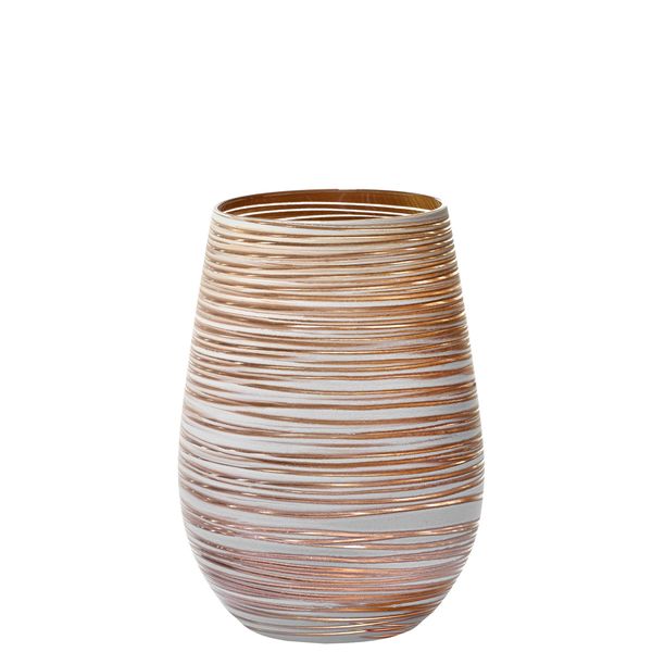 Cup White-Bronze: Twister Olympic No. 12, Capacity: 465 Ml, H: 120 Mm, D: 8