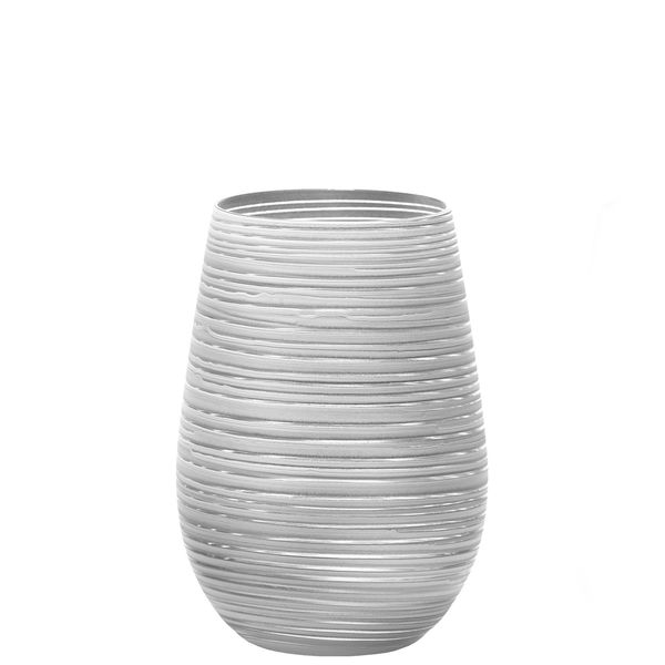 Cup White-Silver: Twister Olympic No. 12, Content: 465 Ml, H: 120 Mm, D: 85