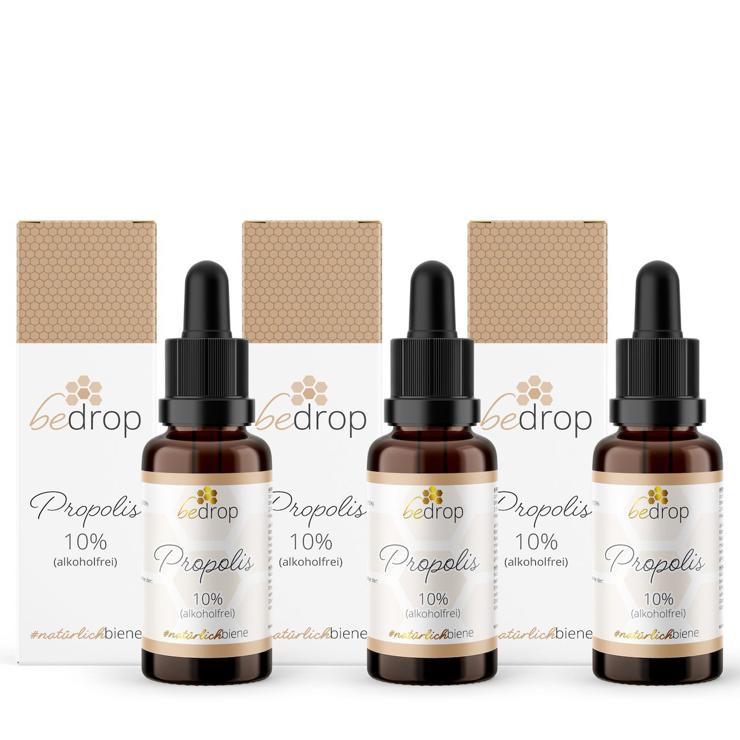 bedrop advantage set: Propolis tincture with pipette in a set of 3