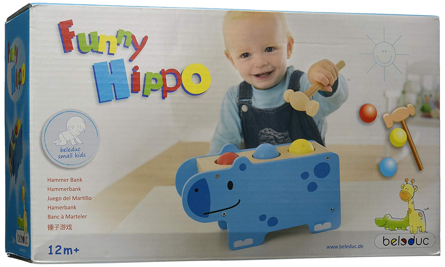 Beleduc Small Kids Funny Hippo